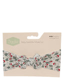 White Santa Christmas Turban Headband - Ziggle Baby