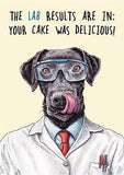 The LAB results are in... - Birthday card