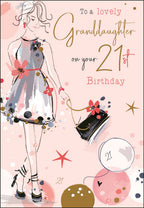 Jonny Javelin Granddaughter 21st Birthday - 21st Birthday Card