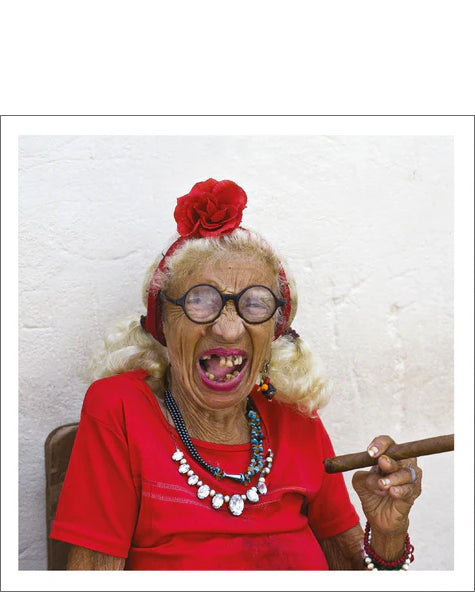 Aging Gracefully - blank greetings card