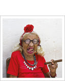 Aging Gracefully - blank greetings card