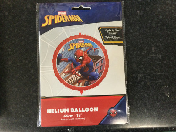 Spiderman - 18” helium Balloon