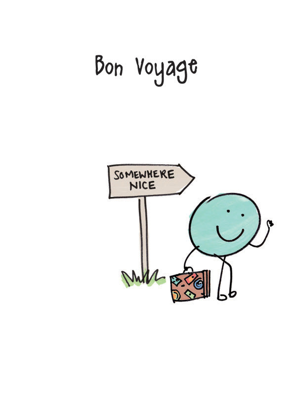 Bon Voyage card
