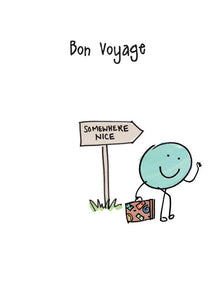 Bon Voyage card