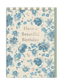 Blue florals - Cath Kidston birthday card