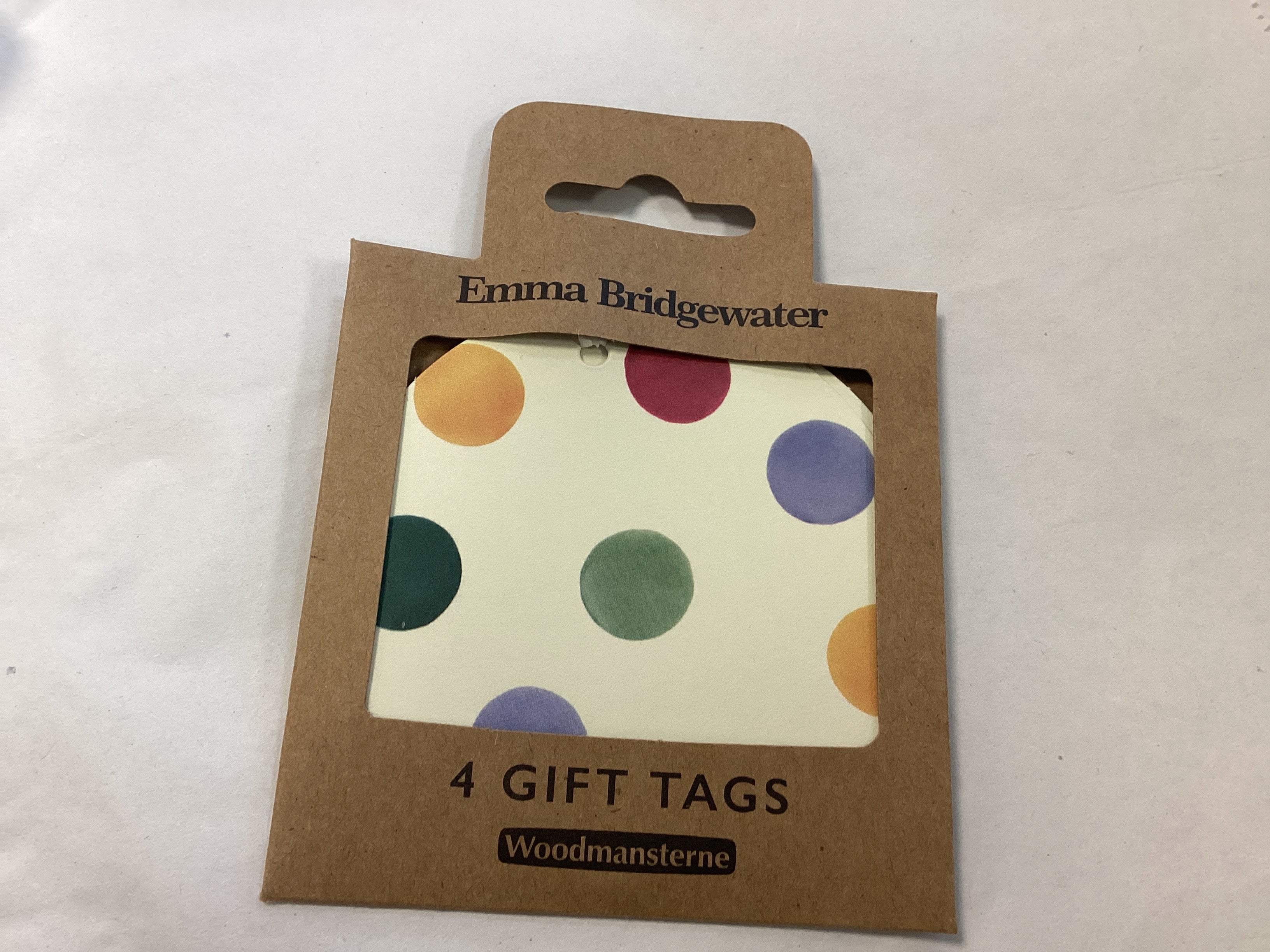 Emma Bridgewater pk of 4 gift tags