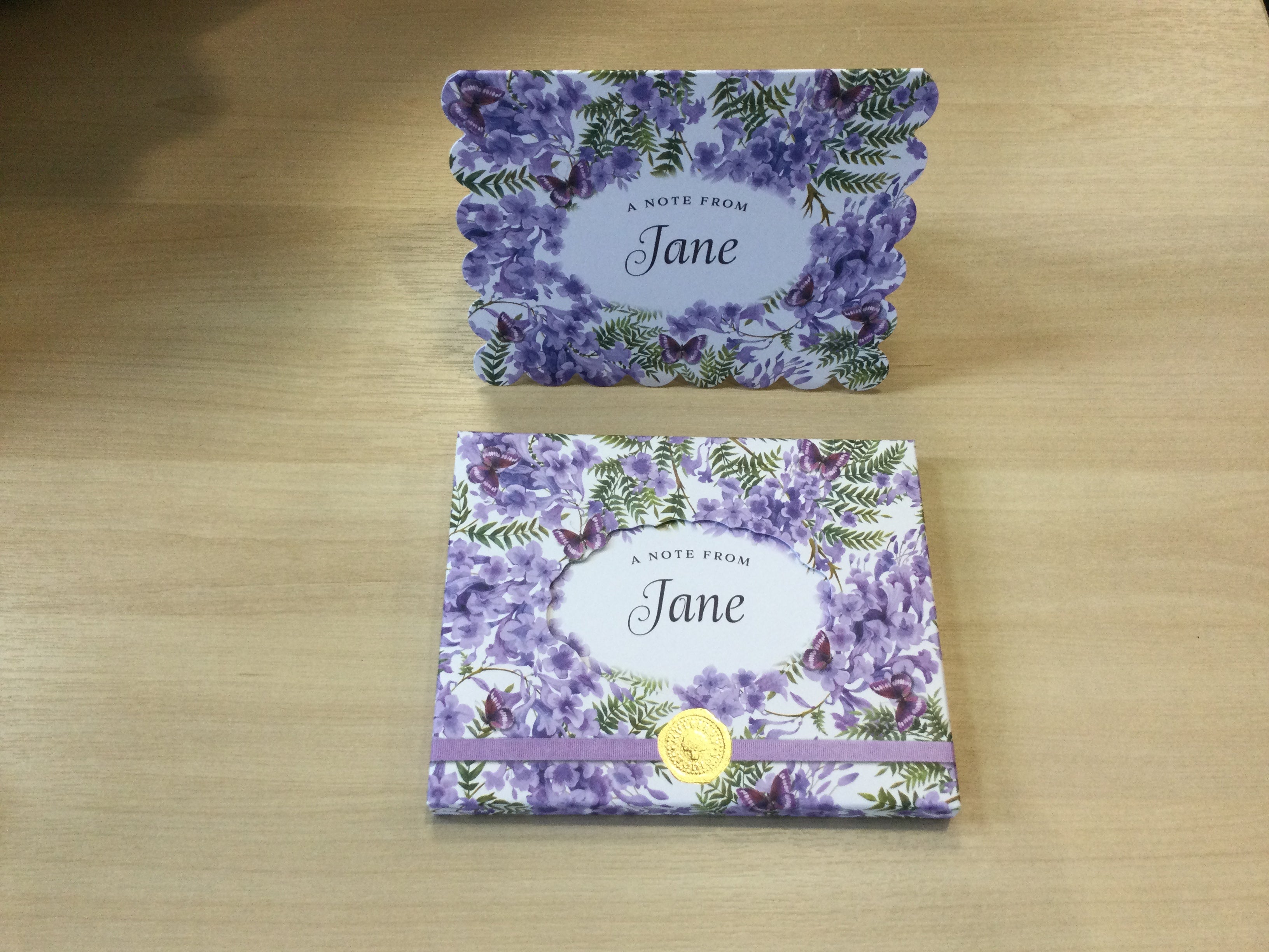 A Note from Jane - 8 notelets