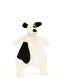 I am Black and Cream Puppy comforter - Jellycat London