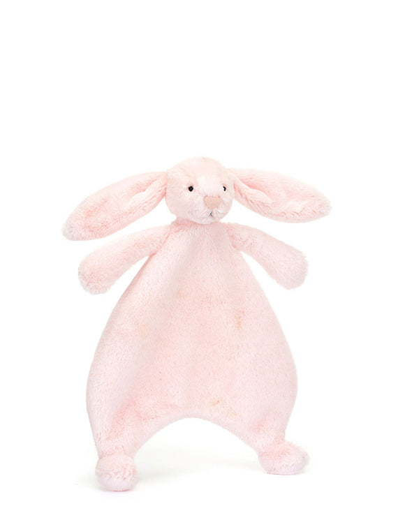 I am Bashful Pink Bunny comforter - Jellycat London