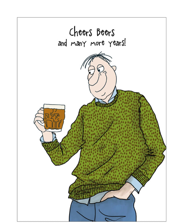 Cheers beers - Camilla and Rose birthday card