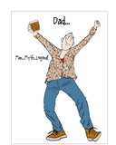 Dad - Camilla and Rose funny birthday card