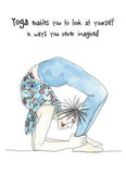 Yoga - Camilla and Rose funny blank card