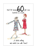 Knickers in a twist - 60th Birthday card