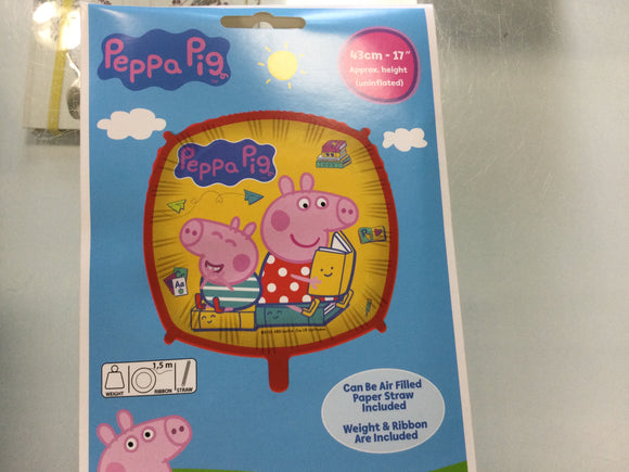 Peppa pig- foil balloon