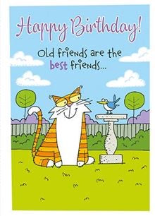 Old friends - Birthday card
