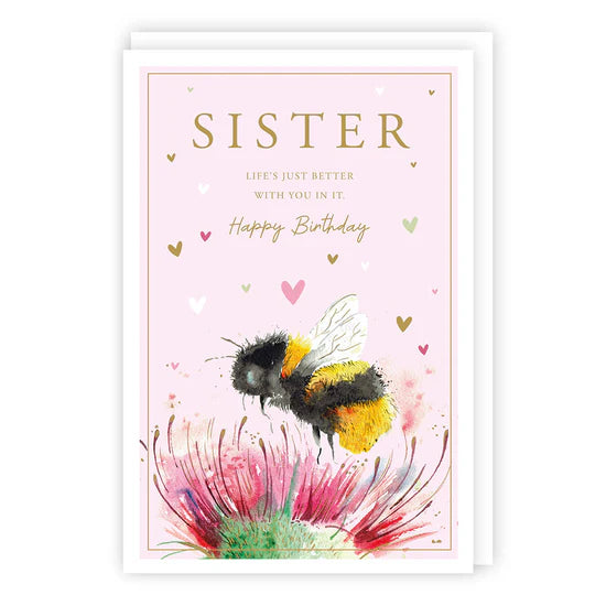 Sarah Reilly Sister - Birthday Card