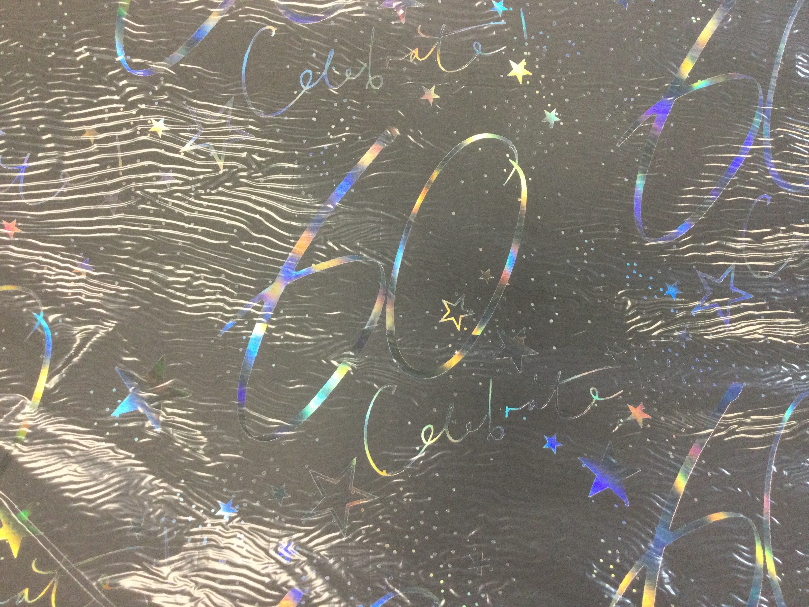 Flat Wrap Celebrate 60 - Wrapping Paper
