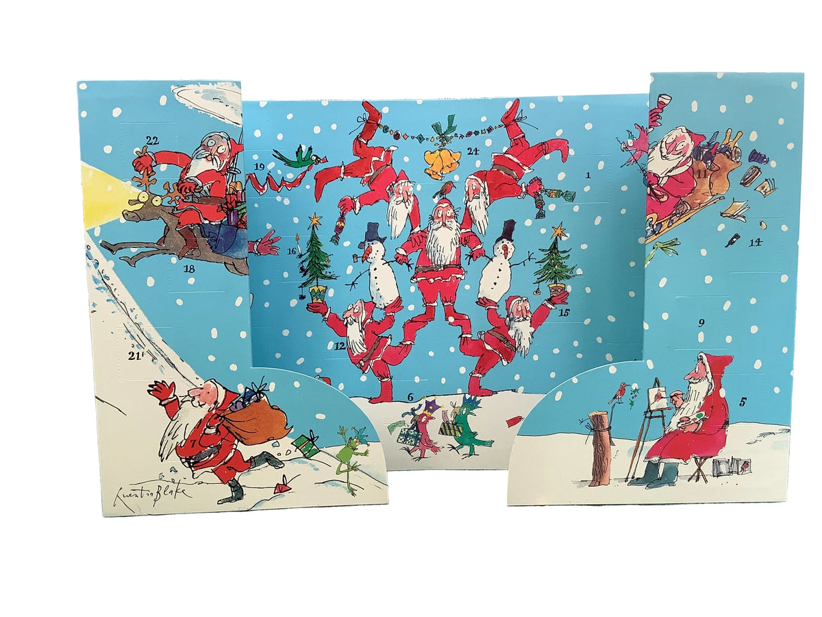 Quentin  Blake Santas- Caltime, Advent Calendar