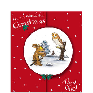 Aha Oho! It's the Gruffalo - Christmas card