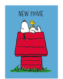 Snoopy and Woodstock from Peanuts - new home card