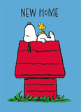 Snoopy and Woodstock from Peanuts - new home card
