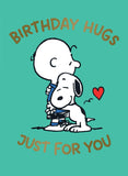 Charlie Brown and Snoopy Birthday card