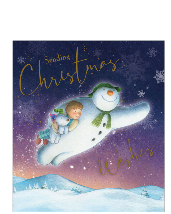 Raymond Briggs' The Snowman Christmas card