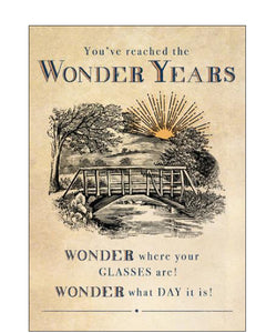 The Wonder Years - Birthday card