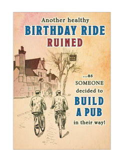 Birthday ride ruined! - birthday card