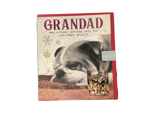 Grandad Christmas card