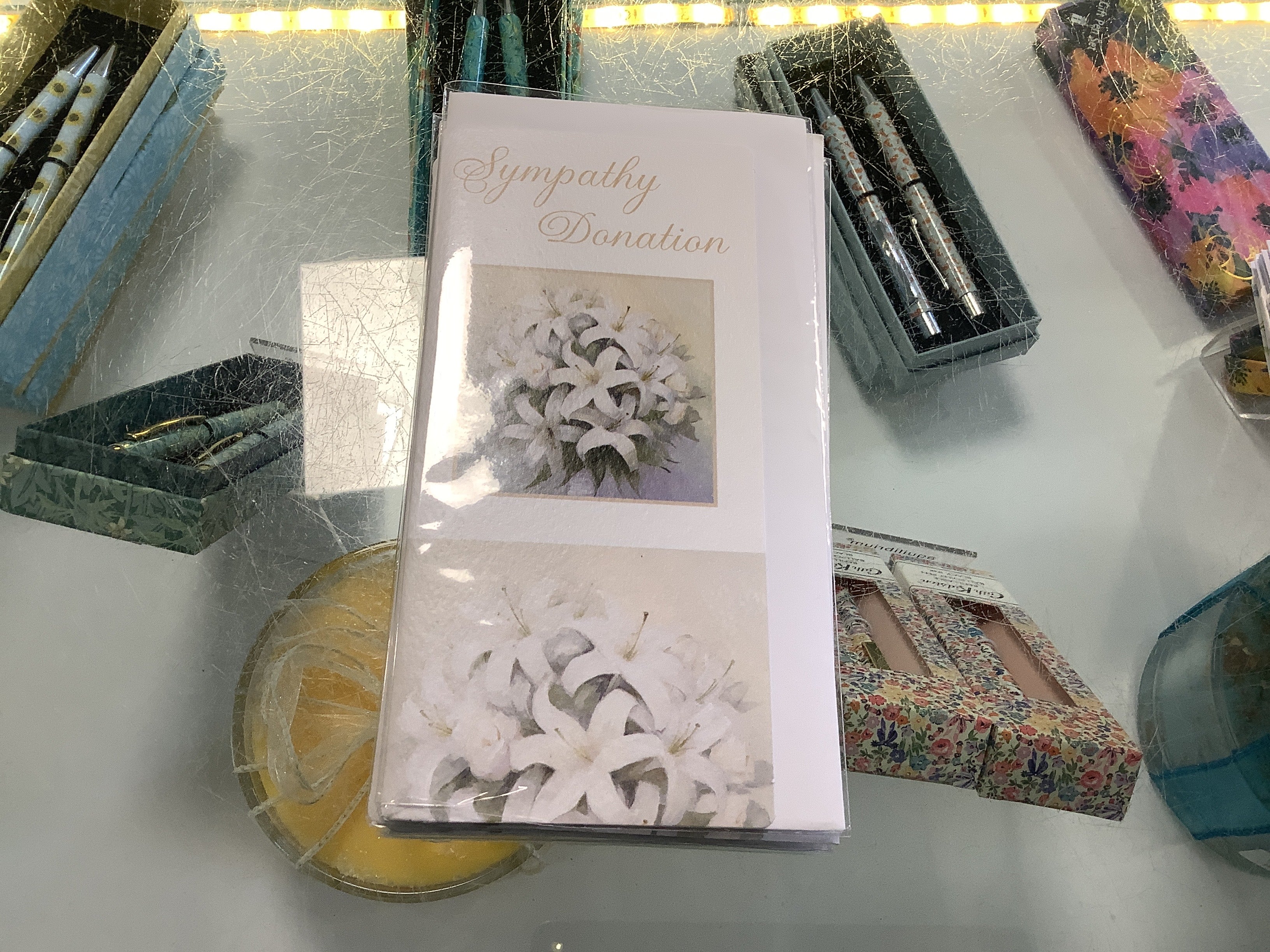 Sympathy Donation wallet - lily
