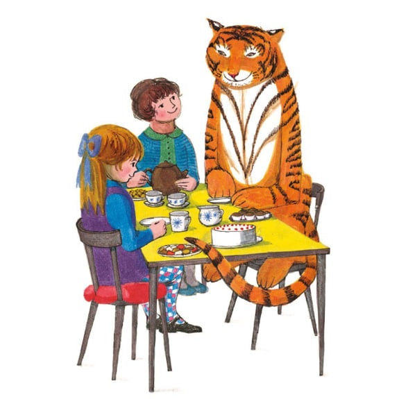 The Tiger who came to tea - Judith Kerr blank Card