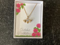 Gold Bee October - Necklace