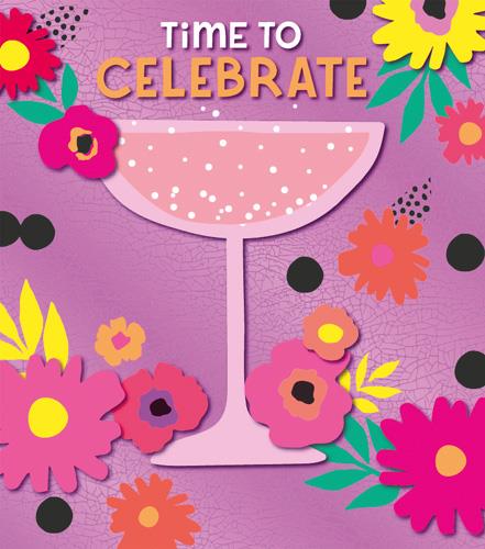 Time to celebrate -  birthday card
