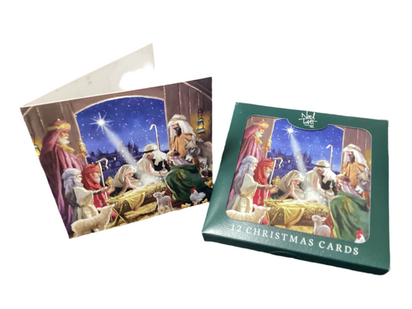 The Nativity - Box of 12 Christmas cards
