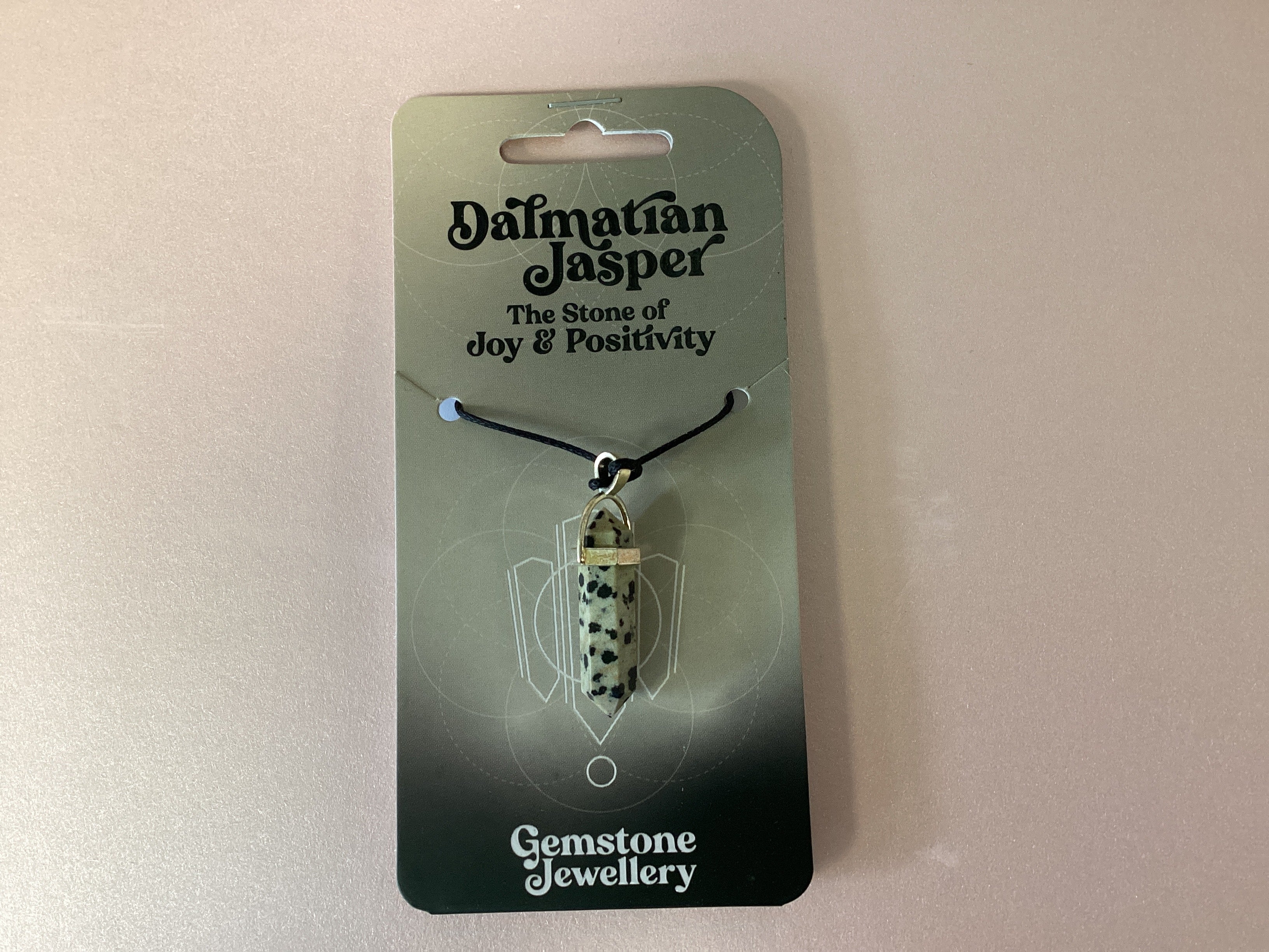 Dalmatian Jasper Pendant - Gemstone jewellery