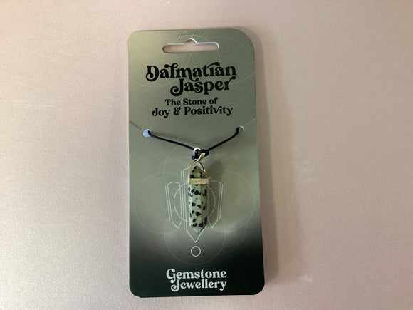 Dalmatian Jasper Pendant - Gemstone jewellery