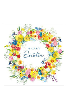 Spring Wreath - Easter card