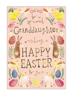 Special Granddaughter Easter card