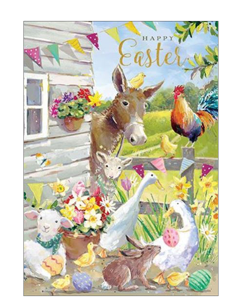 Easter on the farm - Easter card