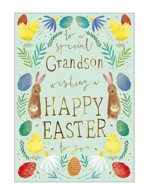 Special Grandson Easter card