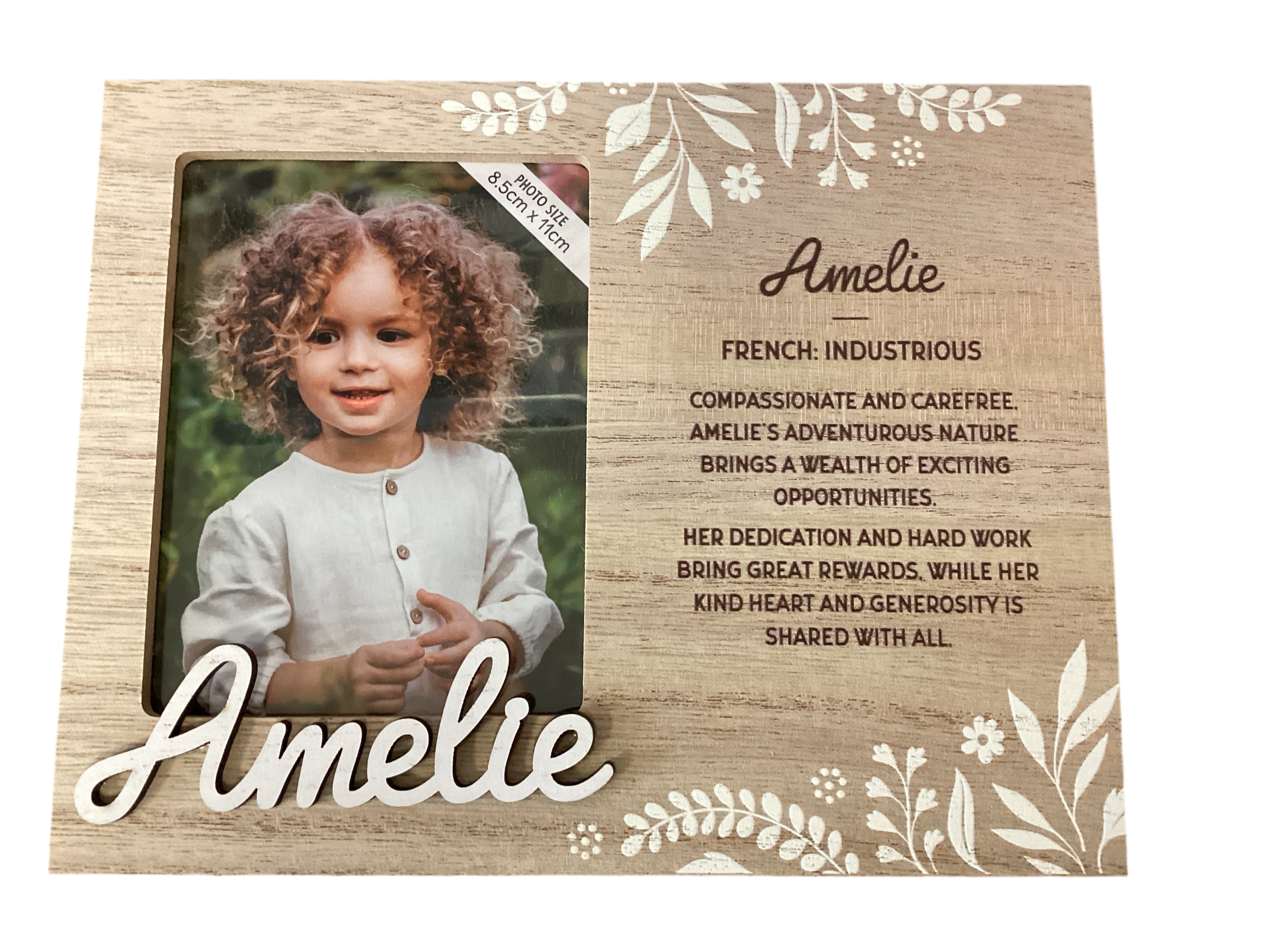Amelie  - Personalised Kids  Picture Frame