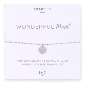 Wonderful Mum- memories necklace