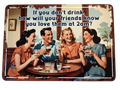 2am  - vintage metal sign