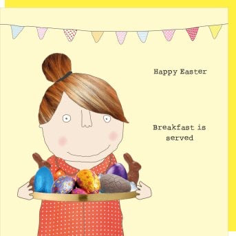 Breakfast - Rosie Made a Thing Easter card