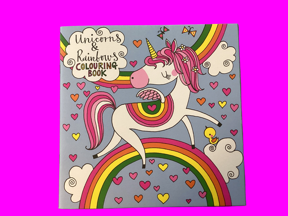 Rachel Ellen Unicorns & Rainbows Colouring Book