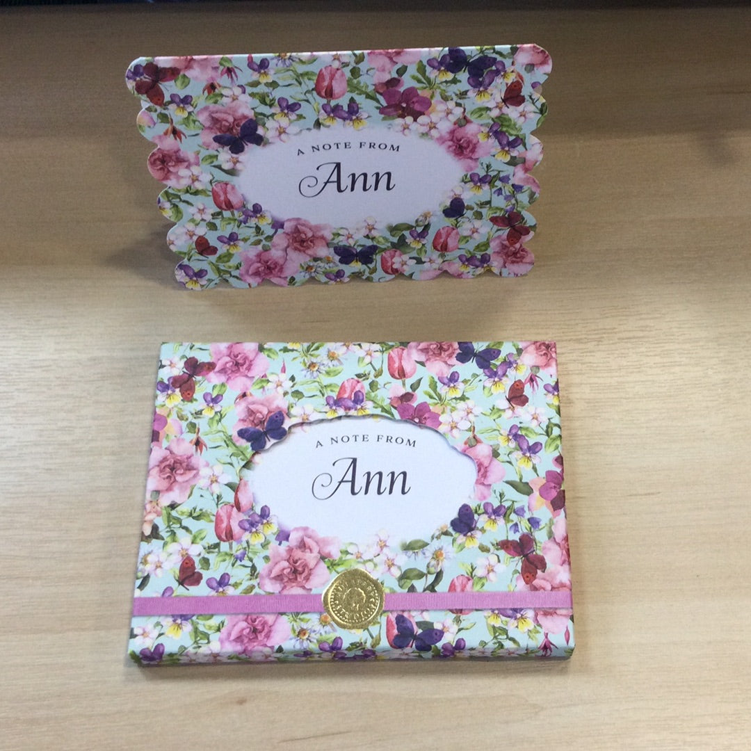 A Note from Ann -8 notelets