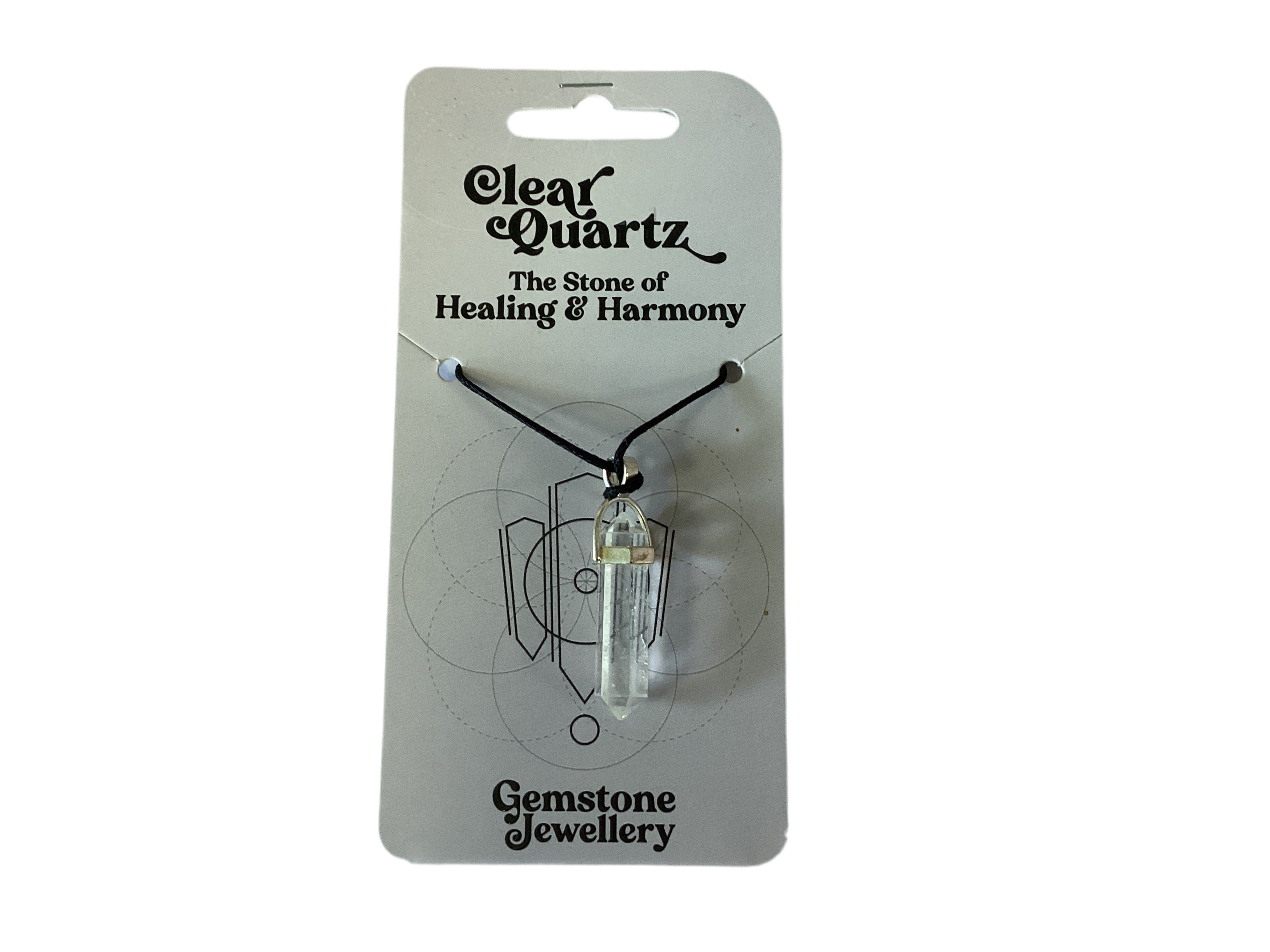 Clear Quartz Pendant - Gemstone jewellery