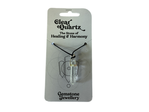 Clear Quartz Pendant - Gemstone jewellery