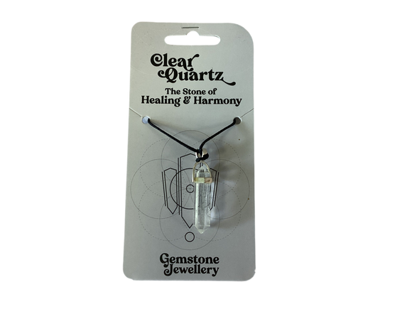 Clear Quartz Pendant - Gemstone jewellery